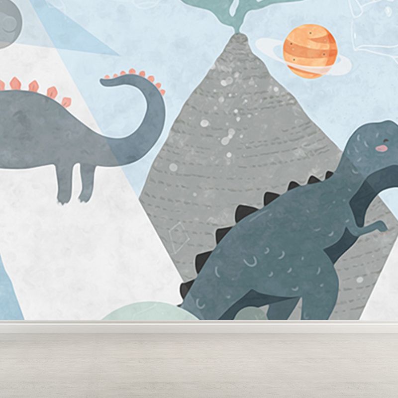 Animals Wallpaper Mural Cartoon Stain Resistant Kids Bedroom Wall Art, Made to Measure