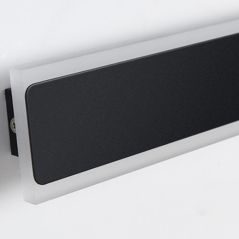 Linearer Schatten Metall Wandleuchten moderner Stil 1 Lichtwandmontage Licht