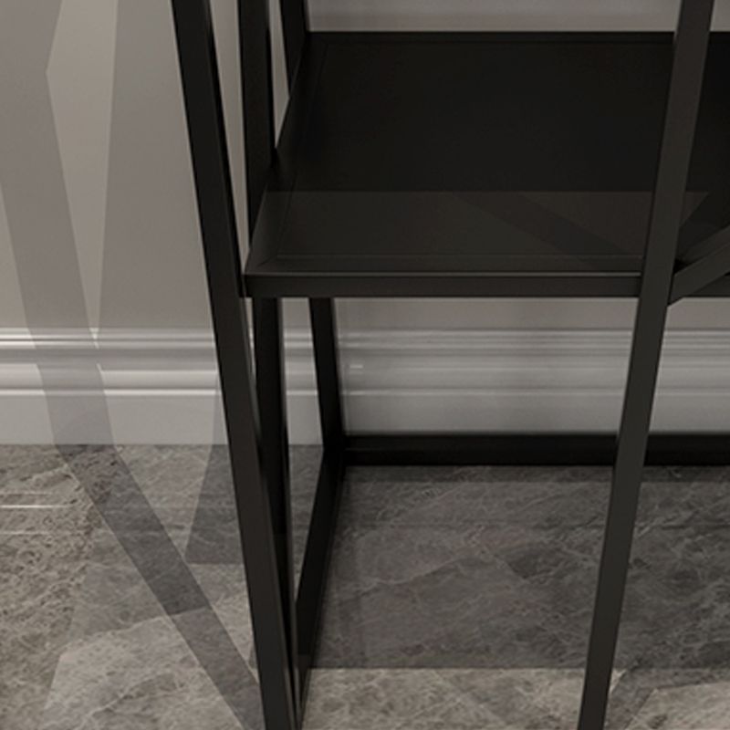 Open Metal Etagere Bookcase Contemporary Rectangular Shelf Bookcase