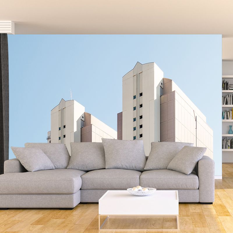 Architecture Mural Decal Modern Wall Decor for Meeting Room, Personalised Size