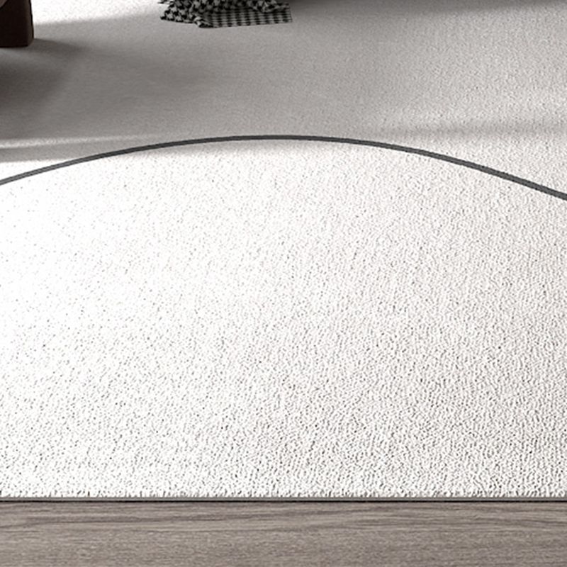 Contemporary Tribal Diamond Rug Beige Polyester Carpet Stain Resistant Rug for Bedroom