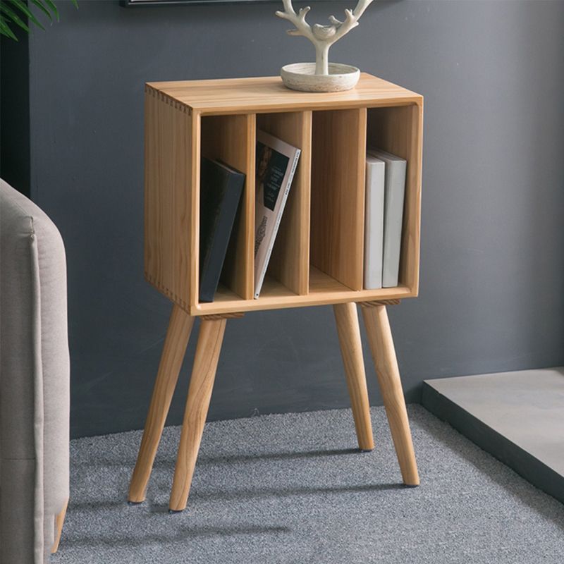 Scandinavian Standard Bookcase Shelves Closed Back Bookshelf for Home