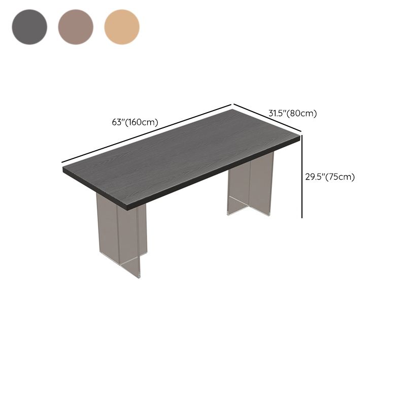 Rectangle Dining Set 1/4/5 Pcs Modern Solid Wood Dining Table and Chairs