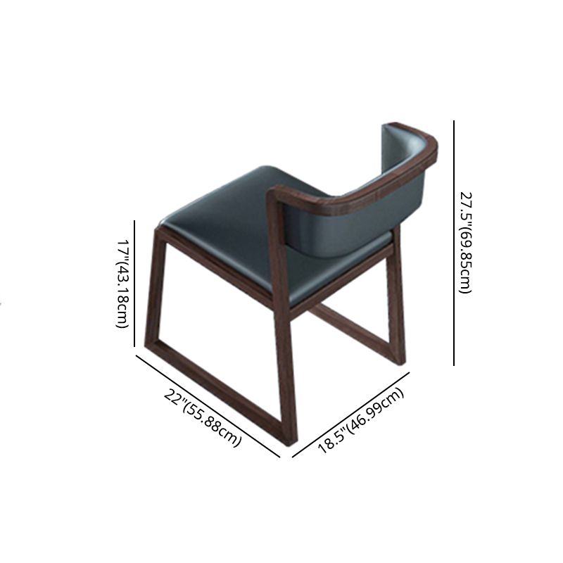 Modern Sintered Stone Dining Table Set Rectangular Dining Table with Solid Wood Base