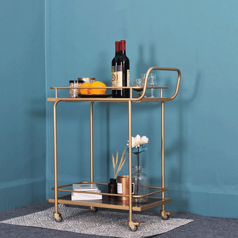 32.28" High Modern Style Prep Table Rolling Stone Prep Table for Dining Room