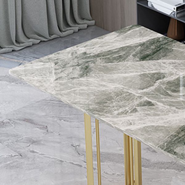 1/2/5/7 Pieces Luxury Dining Set Sintered Stone Dining Table with Leather Chairs