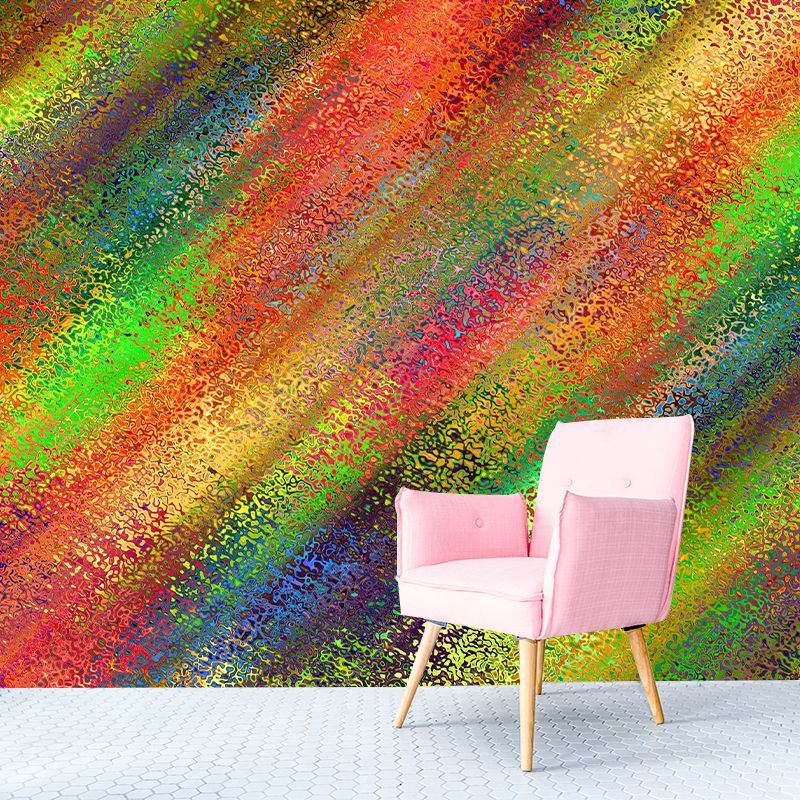 Horizontal Illustration Abstract Pattern Mural Environment Friendly Wallpaper for Room