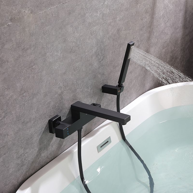 Wall Mounted Metal Freestanding Tub Filler Single Handle Freestanding Faucet