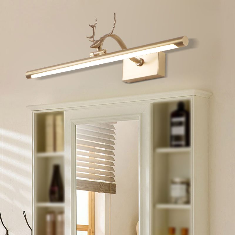 Luce anteriore a Led Light MODERS ANTLER LIGHT LIDE con tonalità acrilica per il bagno