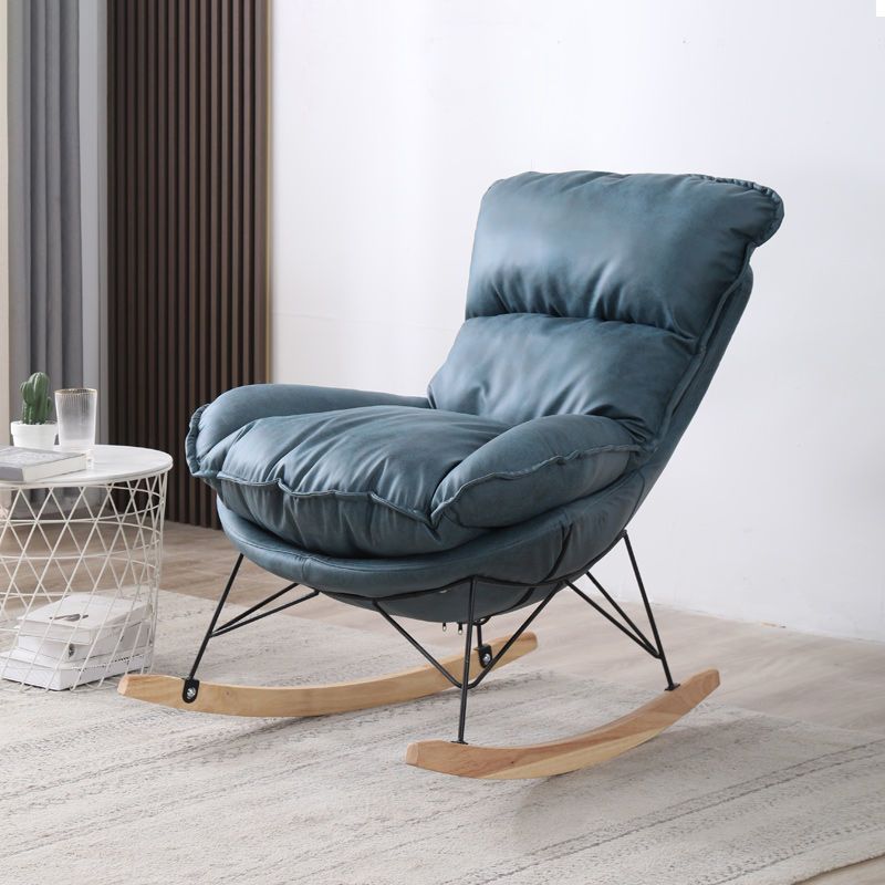 Nordic Light Luxury Single Rocking Sofa Chair Home Lounge Lazy Sofa Chair