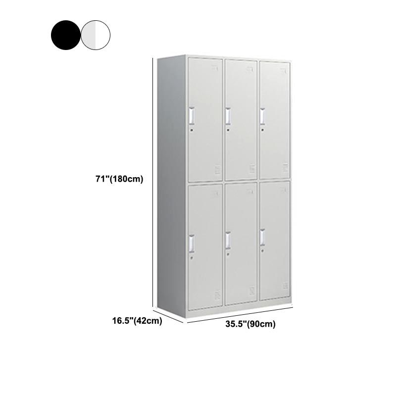 Metal Contemporary Wardrobe Armoire Hinged Wardrobe Cabinet for Home