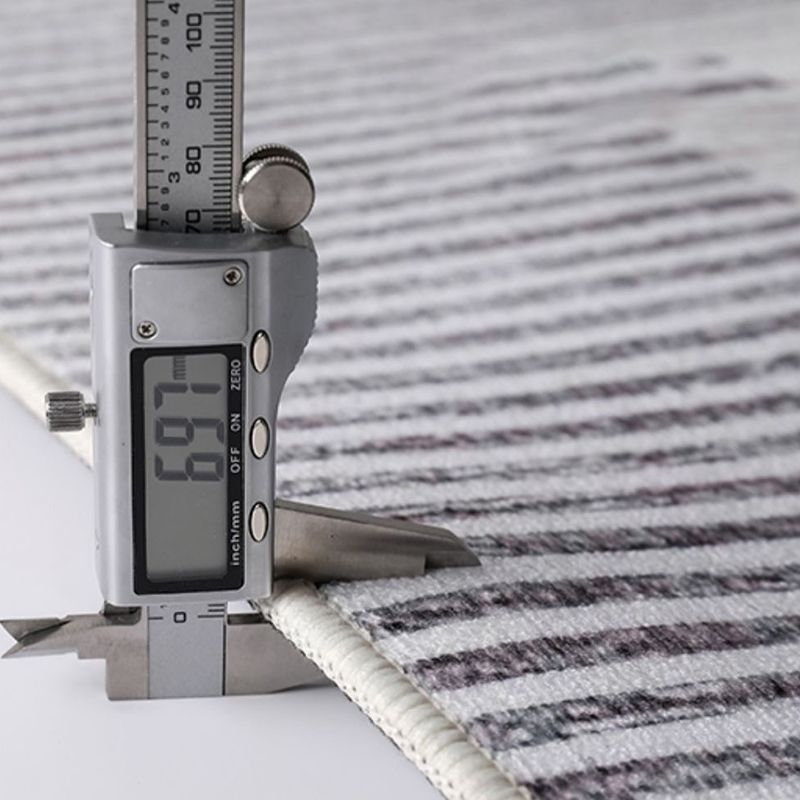 Minimalist Geometry Print Area Carpet Polyester Indoor Rug Non-Slip Backing Area Rug for Living Room