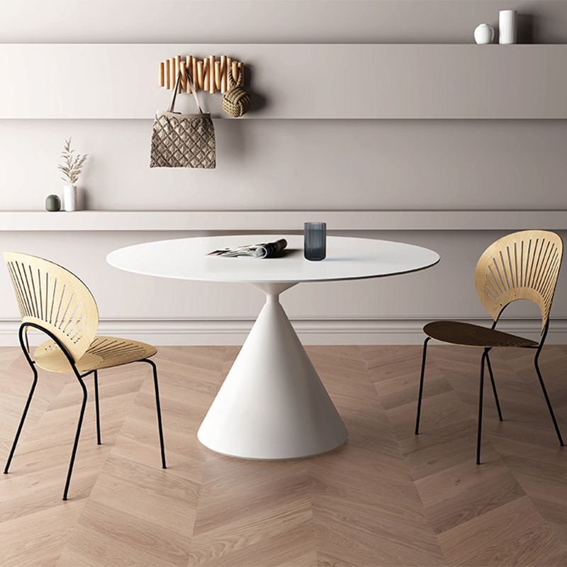 Modern Pedestal Dining Table Stone Table for Kitchen Dining Room