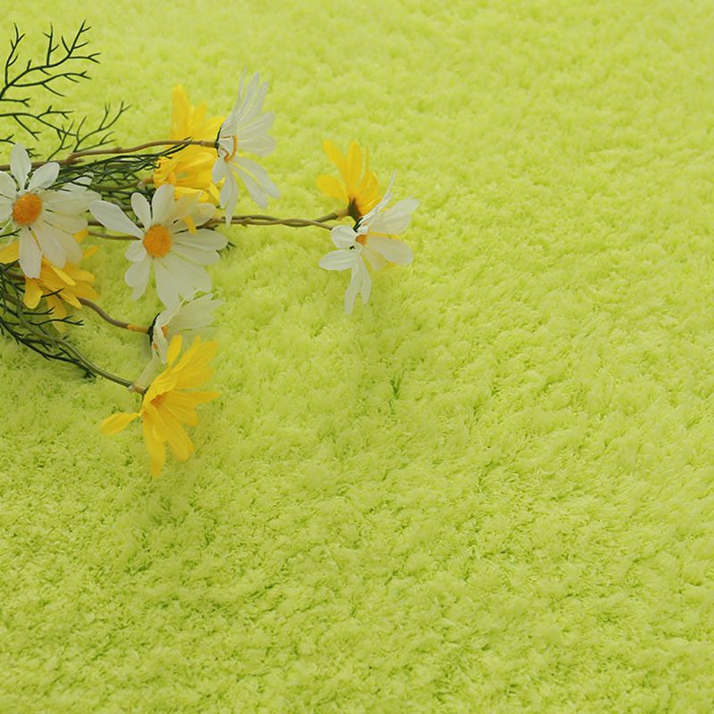 Alfombra de color sólido de moda Multi color Polyster alfombra de interior de la alfombra sin deslizamiento de la alfombra del área del área de las mascotas para habitación
