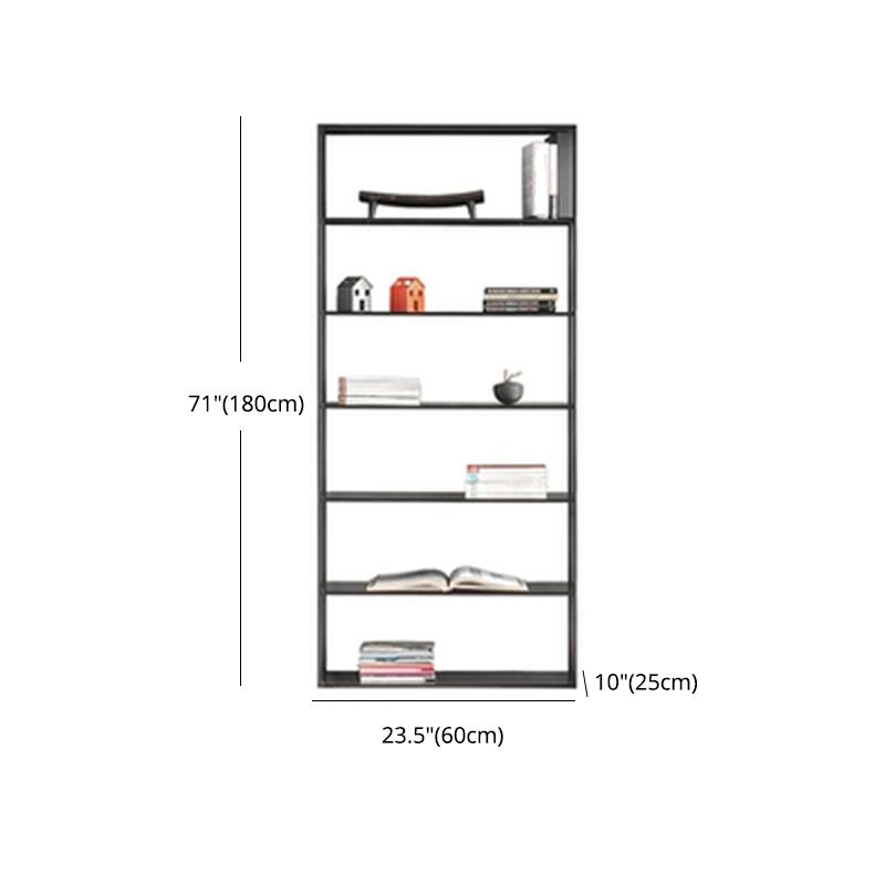 70.87"H Bookshelf Open Back Modern Style Bookcase for Home and Office