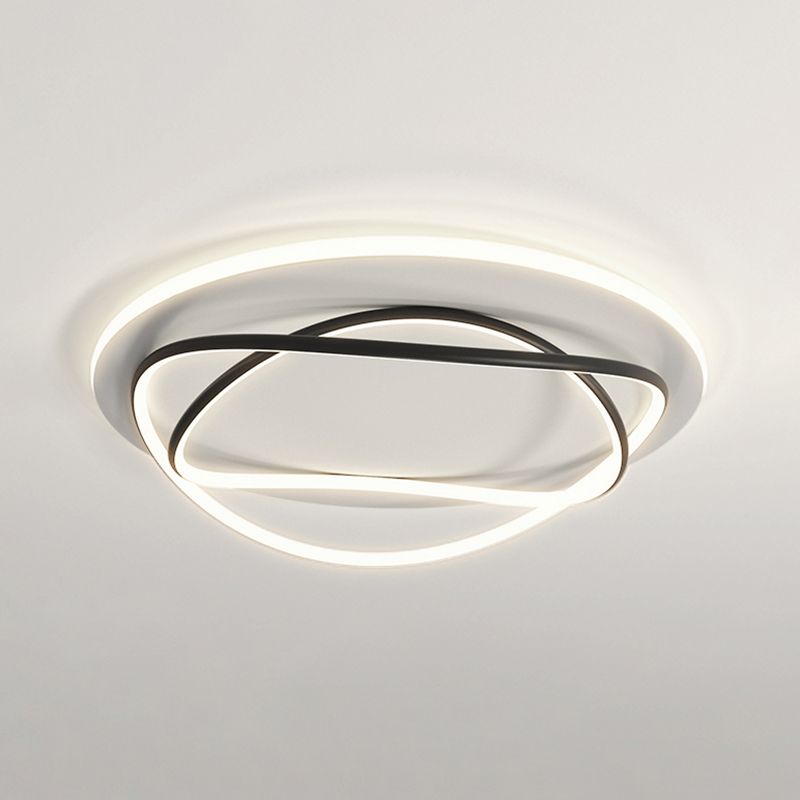 Luces de techo empotradas lineales modernas Luces empotradas de aluminio en blanco y negro
