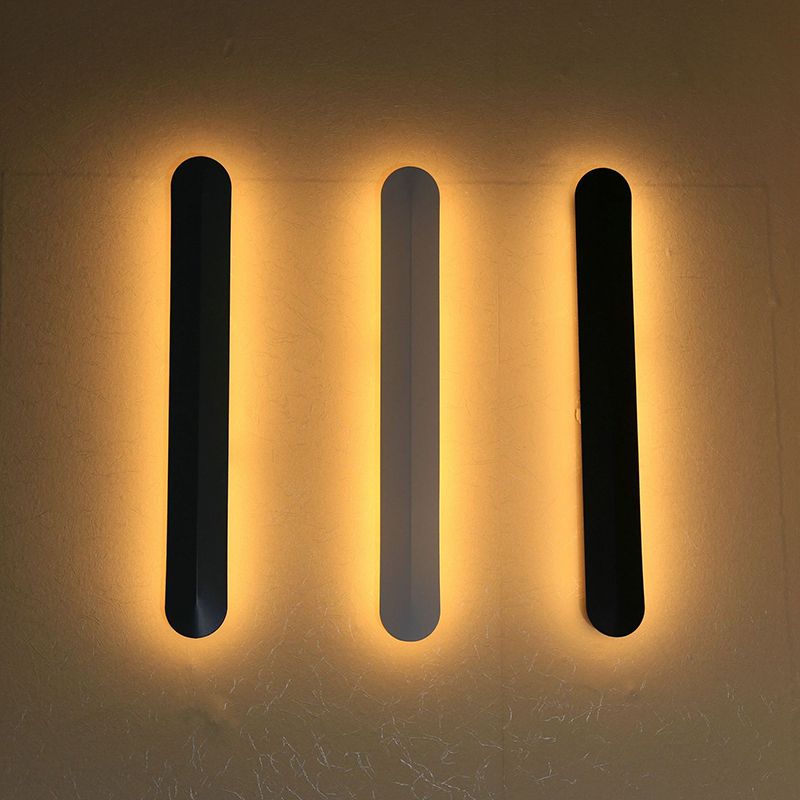 1 Light Linear Wall Mount Light Modern Metal Wall Mount Light Fixture