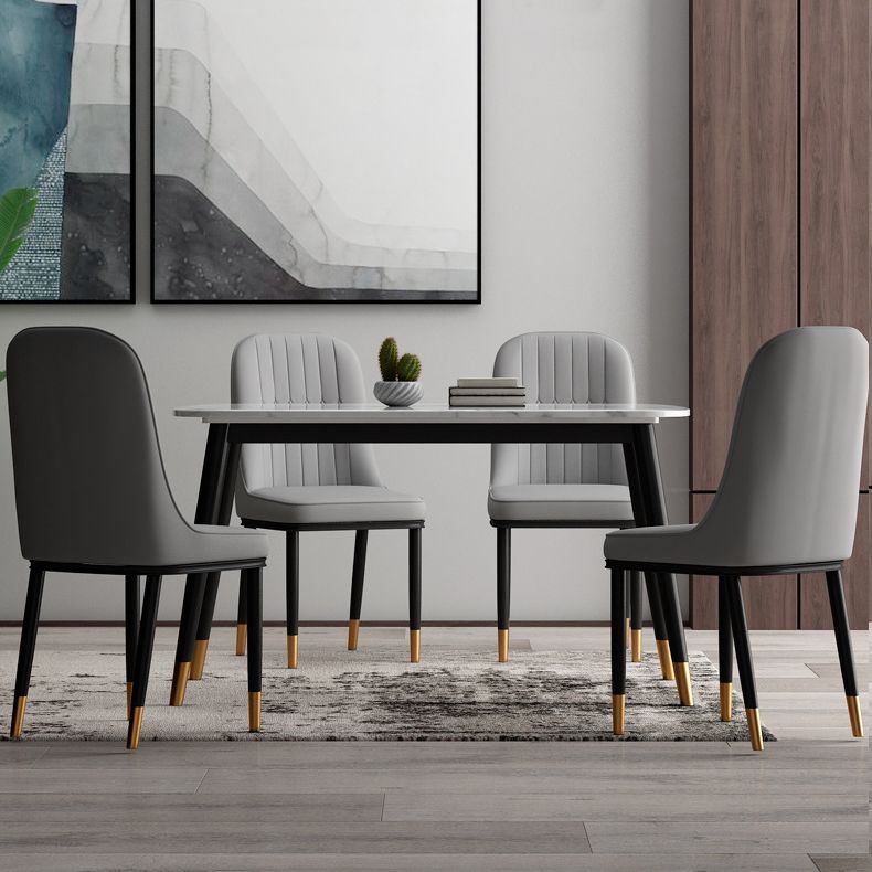 Chaise de style rembourré de style scandinave