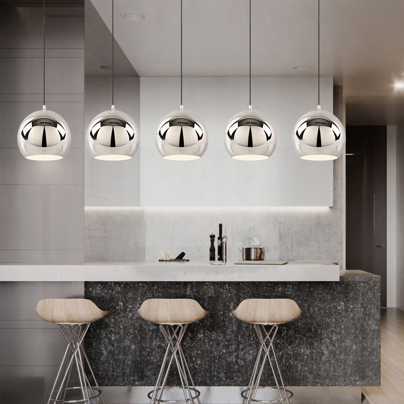 Hanging Light Fixture Simple Style Metal Hanging Ceiling Light