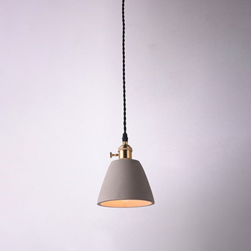 Modern eenvoud plafond kroonluchter cement hangend licht voor woonkamer