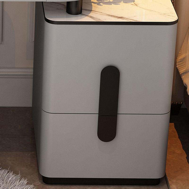 Glass Vanity Dressing Table 15.74" Wide Vanity Tables with 5 Storage Drawers