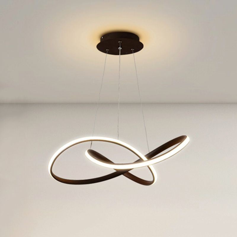 Nordic Modern Caractéristique Style LED PROSIBLE LUMIÈRE DE CHANDELIER POUR LA SALLE DU SOAU CHAMME SALLE