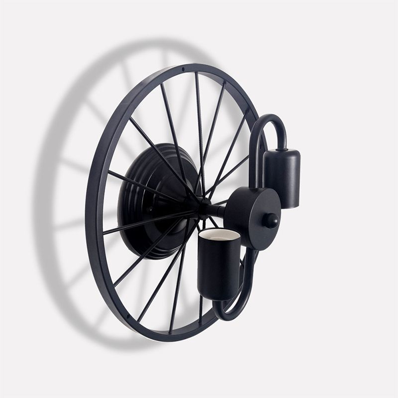 2 Light Unique Shape Wall Mount Light Fixture Industrial Wall Mounted Lighting