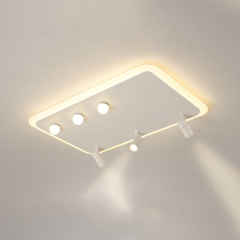Ultramoderne LED-Deckenleuchten zur Deckenmontage, Deckenleuchte aus weißem Acryl