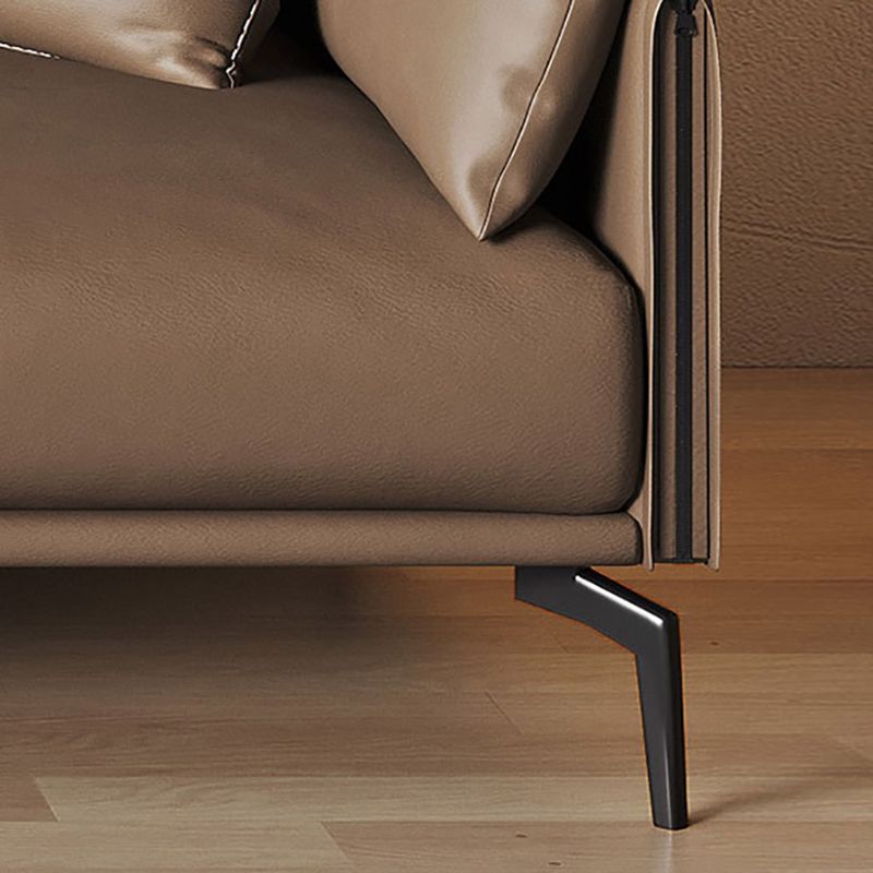 Modern Style Seating with Four Leds Bonus Room Tuxedo Arm Loveseat