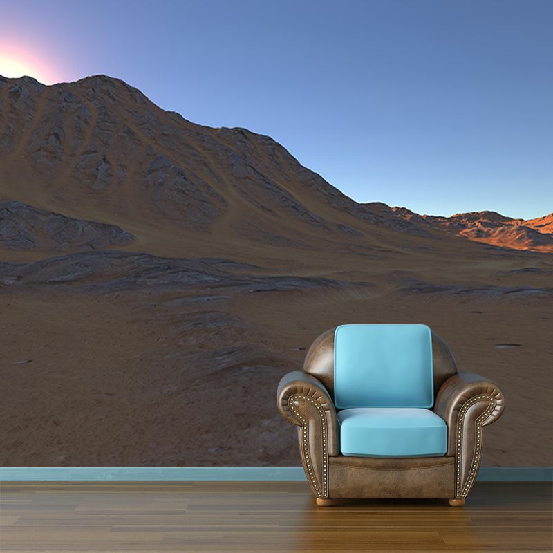 Natural Scene Contemporary Style Desert Wall Mural Mildew Resistant Wall Covering