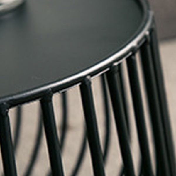 Mid-Century Modern 2 Piece Bunching Tables with Iron Tray Top