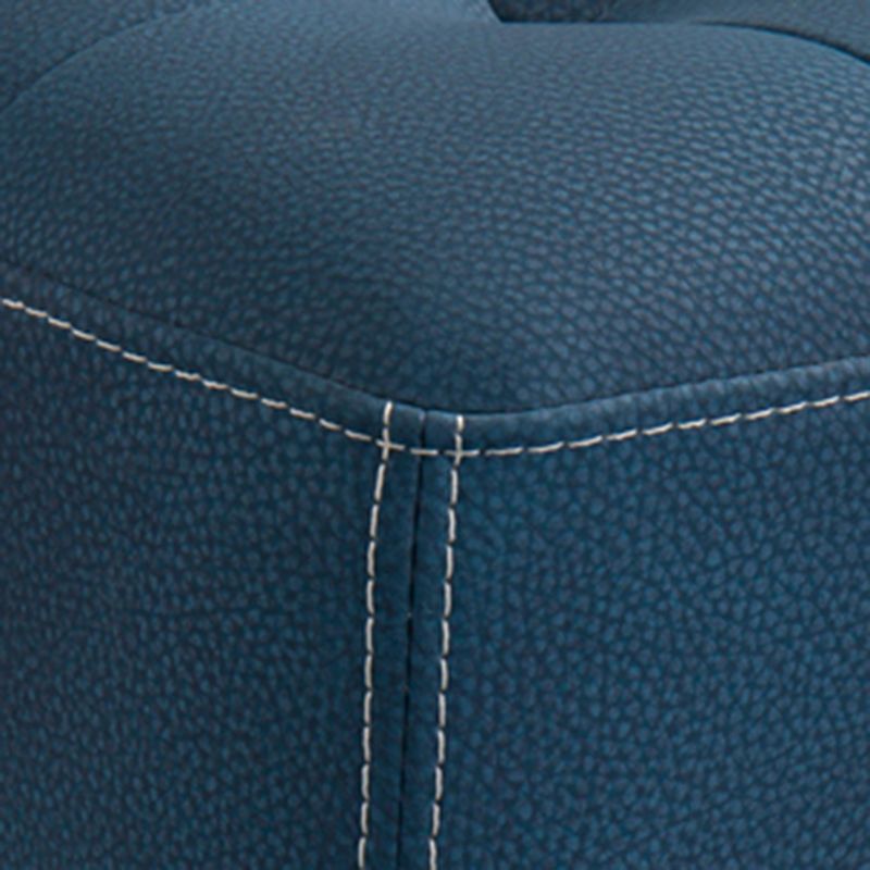 Contemporary Plain Chair Ottoman Plain Cotton Tufted Footstool Ottoman