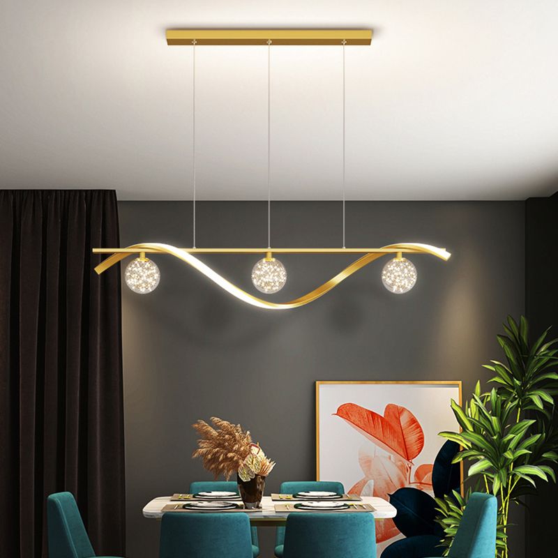 3 Light Kitchen Island Pendant Linear Island Lighting Contemporary Island Lighting