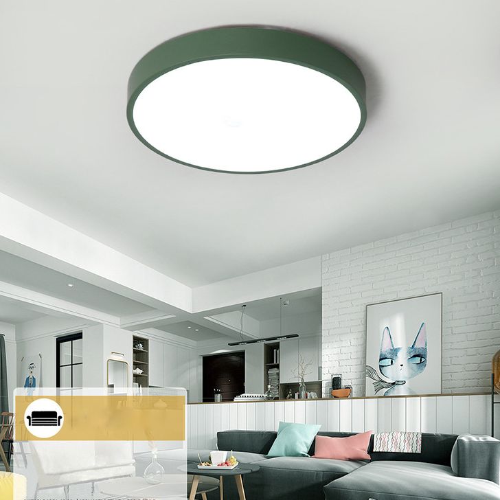 Circulaire acrylique Flush Mount Light Fixtures Modern Flush Mount Lamp