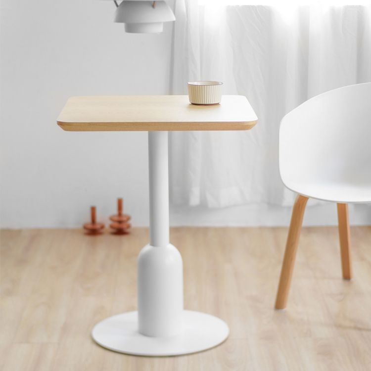 Industriestil Essstandort Tabelle MDF Esszimmermöbel mit Sockelbasis