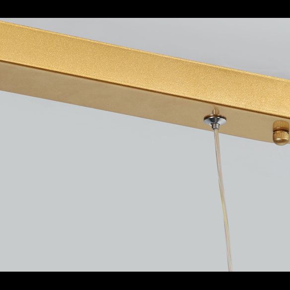 Twig Shaped Metal Ceiling Lamp Minimalistic LED Island Light Fixture for Restaurant