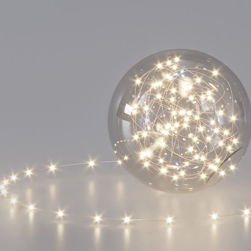 Plafonnier LED circulaire créatif moderne en aluminium à 3 lumières avec abat-jour en acrylique