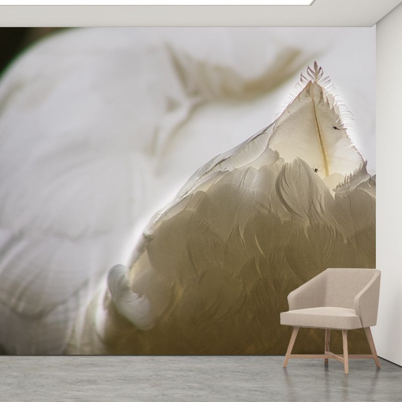 Plumage Mural Moisture-Resistant Wall Decoration for Living Room Bedroom
