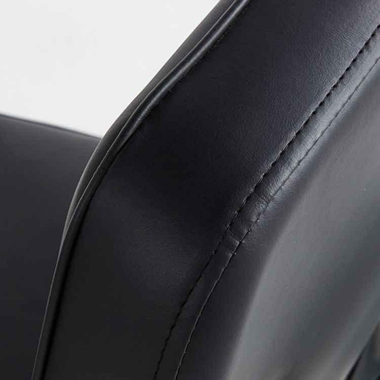 Silla de comedor de estilo industrial sillones abiertos tapizados con patas de metal