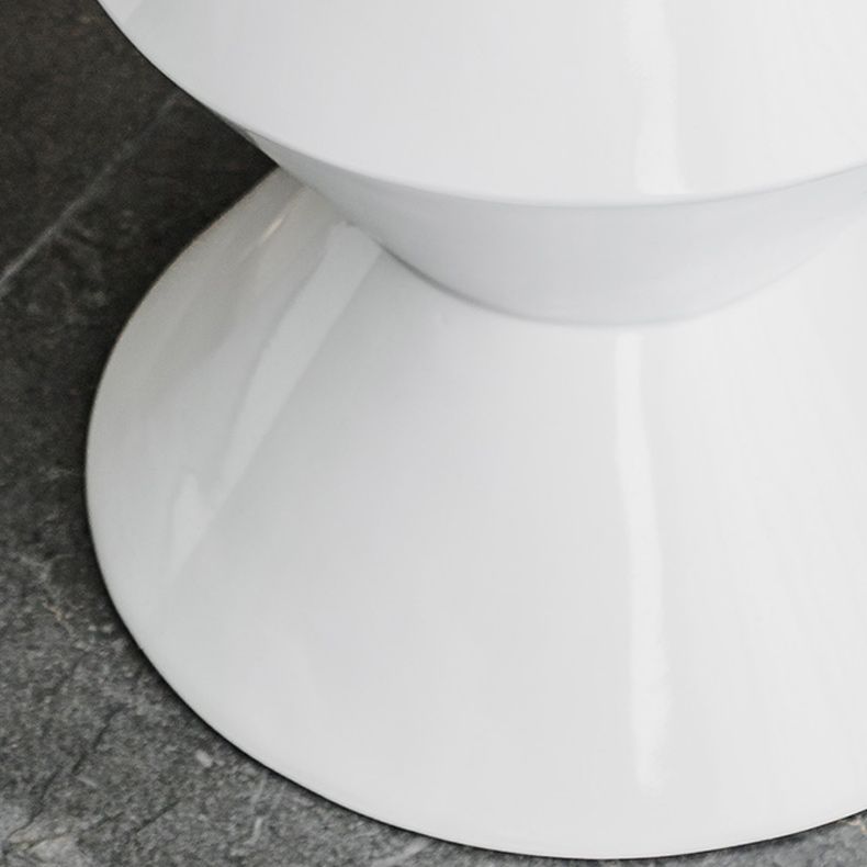Contemporary Round Side End Table Living Room Pedestal End Table for Living Room