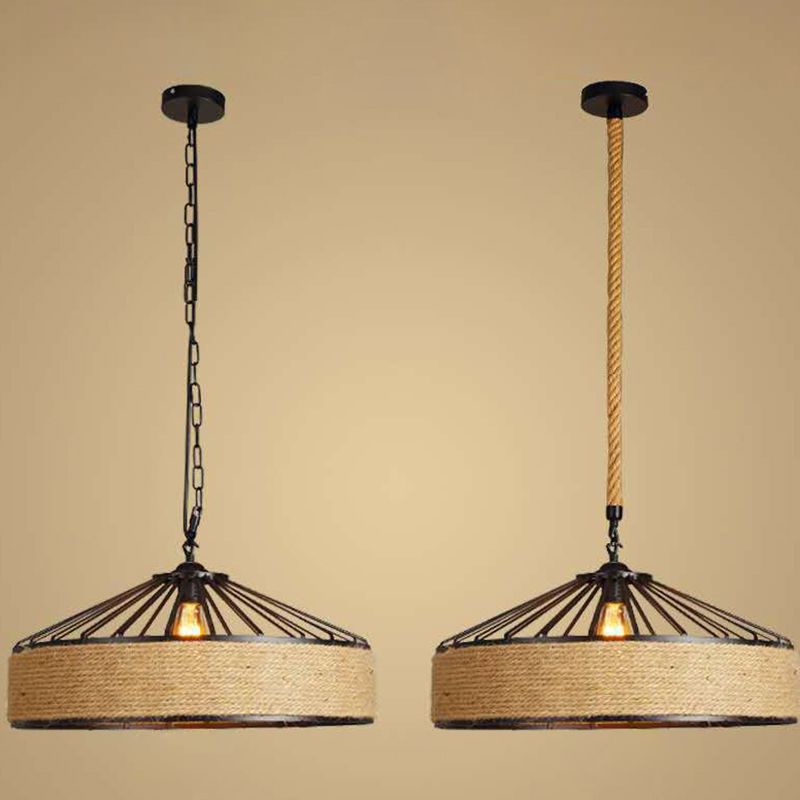 1 luminaire de pendaison de suspension conique