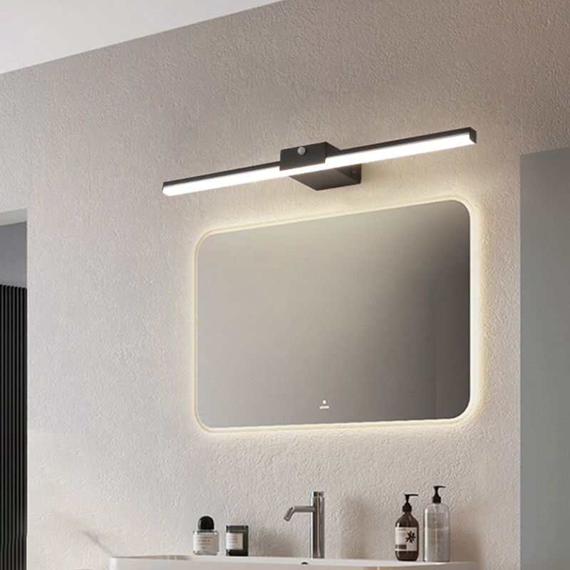 Rectangle Vanity Wall Lighttures Modern Minimalist Style Acrylique unique Vanité Lumière