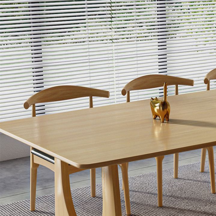 Traditional Wood Dining Set 1/7 Pieces Rectangle Dining Table Set