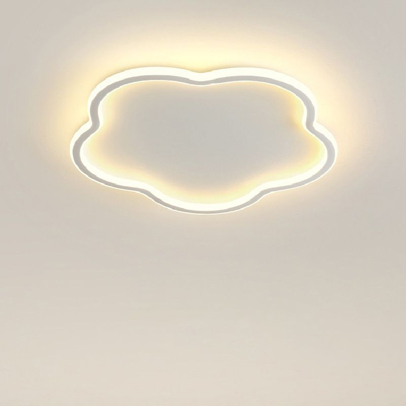 Modern Creative LED Flush Mount Cloud Shape Acrylic Ceiling Fixture for Bedroom