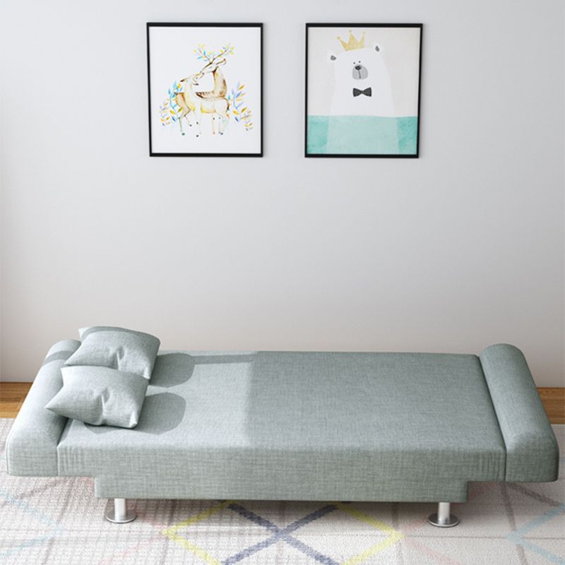 Modern Cotton Blend Sofa 23"W Back Armless Sofa for Living Room