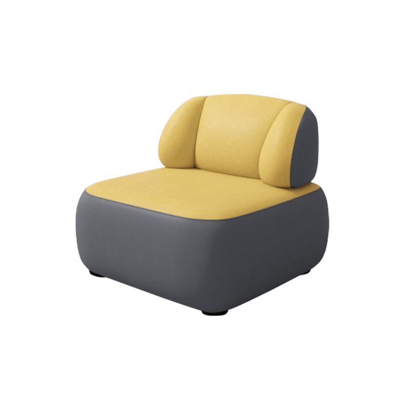 Fixed Back Armless with Fabric Seat Fabric Bedroom Patchwork Accent Chair