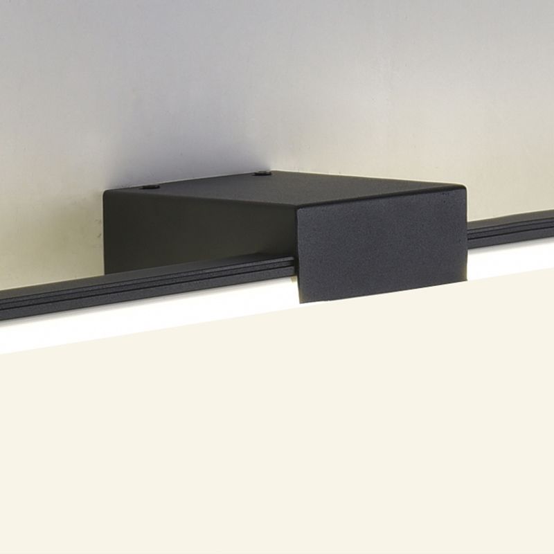 Modern Style Strip Shape Wall Lighting Metal 1 Light Wall Sconces for Shower Room