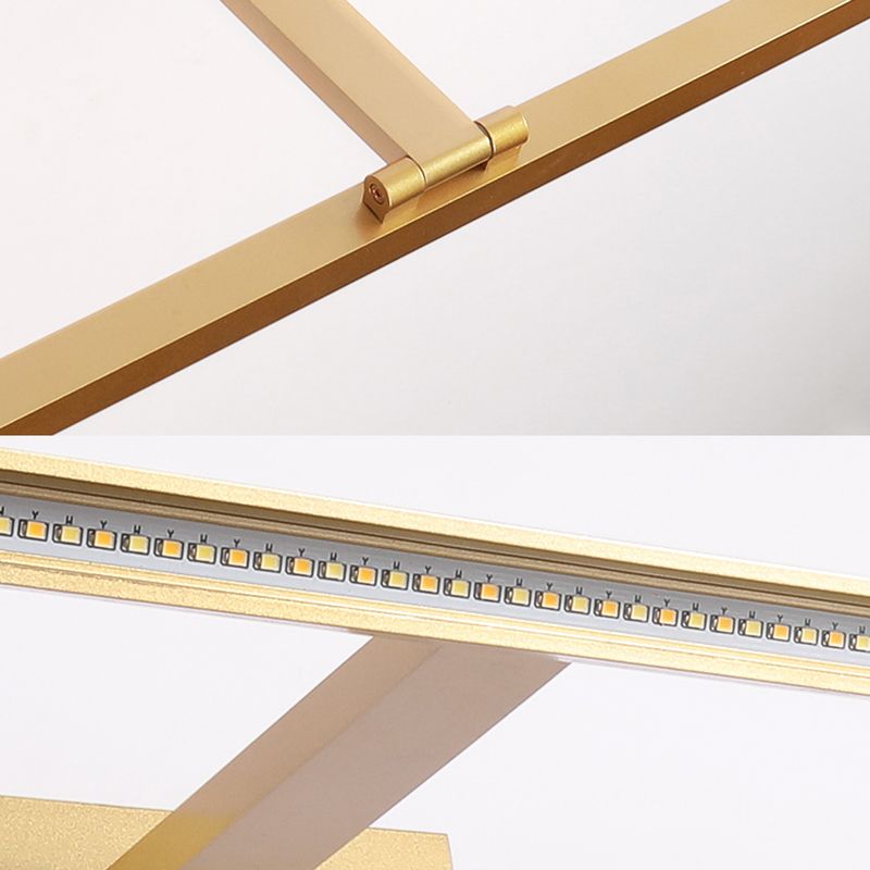 Nordische stromlinienförmige Wandleuchte Wandleuchter Badezimmer Wandleuchte in Gold