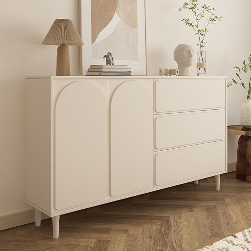 Modernism Horizontal Combo Dresser White Dresser with Storage for Home