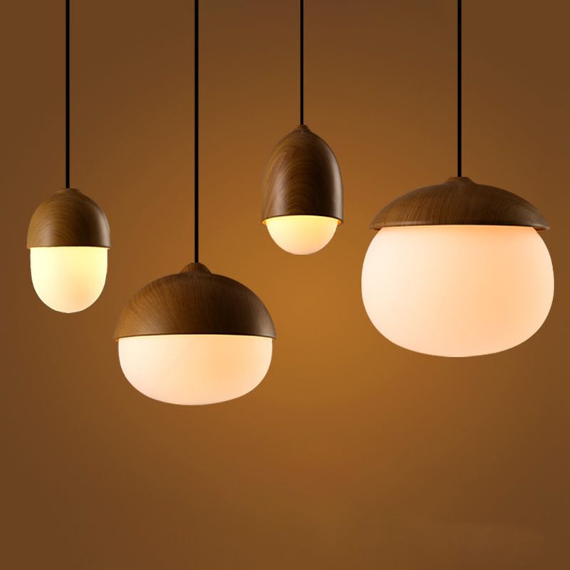 1 leichte hängende Lichter moderne einfache Wasserglasdecke für das Restaurant